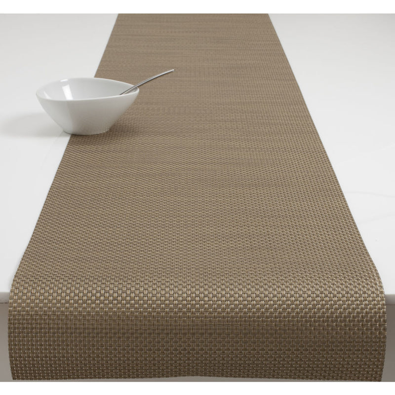 Chilewich Basketweave Table Runner | New Gold - 100108-031