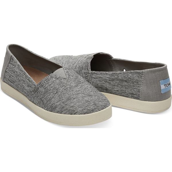 TOMS Women's Avalon Forged Iron Space Dye Slip Ons | Grey- 10010812 -6.5