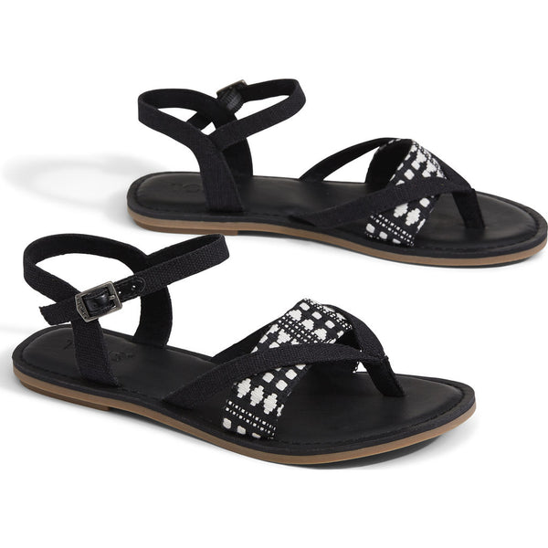 TOMS Women's Lexie Sandals | Black 10011785