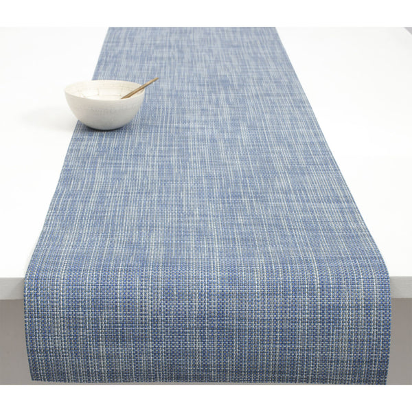 Chilewich Mini Basket Table Runner | Chambray - 100133-030