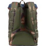 Herschel Little America Mid-Volume Poly/Rubber Backpack | Camo/Navy/Red 10020-00309-OS