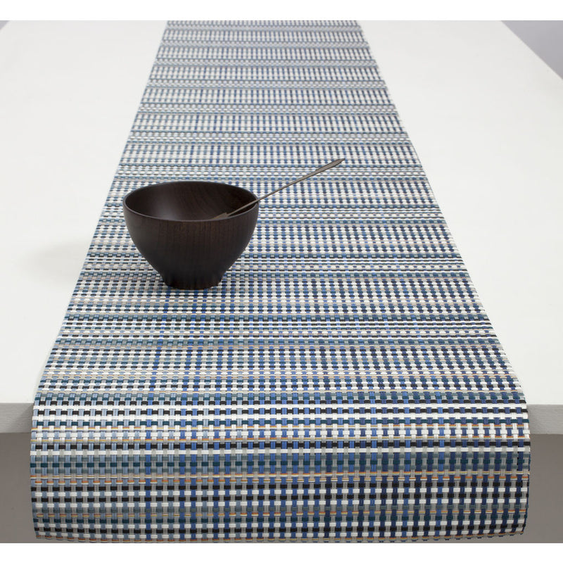 Chilewich Grid Table Runner | Blue - 100434-001