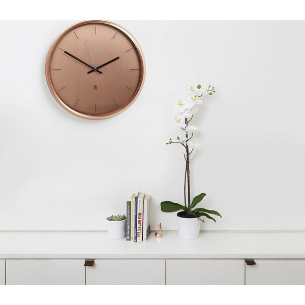 Umbra Meta Wall Clock | Copper 1004385-880
