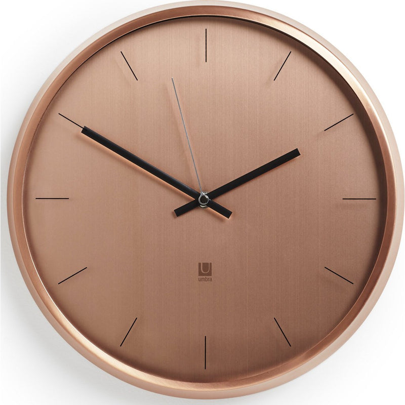 Umbra Meta Wall Clock | Copper 1004385-880