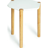 Umbra Lexy Side Table | White/Natural 1005863-668