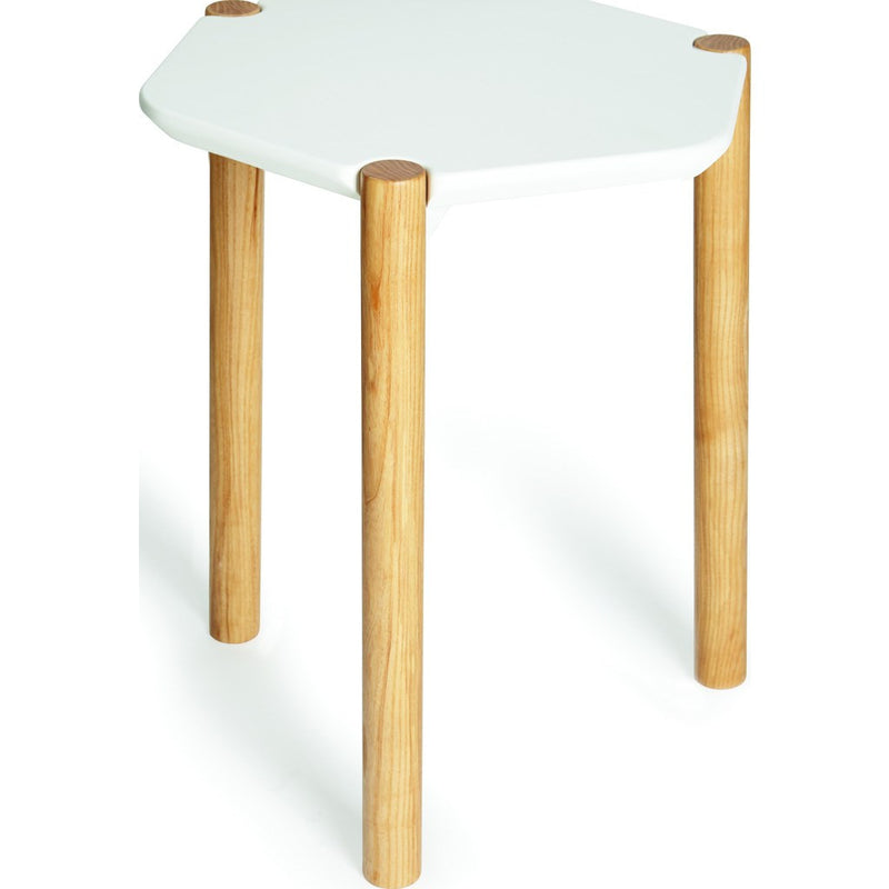 Umbra Lexy Side Table | White/Natural 1005863-668