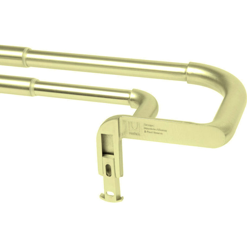 Umbra Twilight Double Curtain Rod | Brass