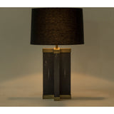 Resource Decor Shagreen Lamp | Black/Black Shade