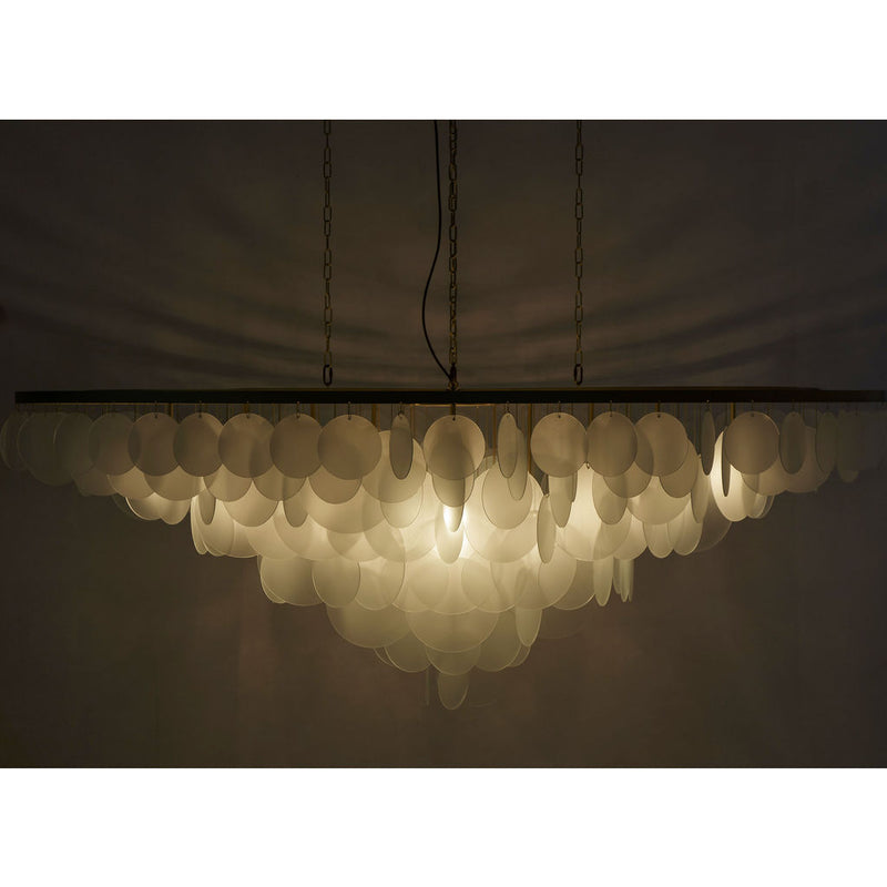 Resource Decor Cloud Extra Large Chandelier | Brass/Etched Glass