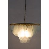 Resource Decor Cloud Chandelier Small | Brass/Etched Glass