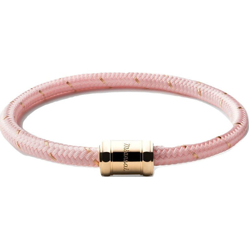 Miansai Mini Single Rope Casing Bracelet | Gold Plated/Canyon Rose S101-0166-005