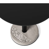 Lyon Beton Donut Round Bistro Table | Black