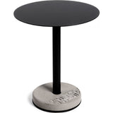 Lyon Beton Donut Round Bistro Table | Black