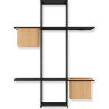 Umbra Cubist Multi Shelf Wall Display | Sand/Black