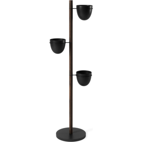 Umbra Floristand Planter | Black/Walnut