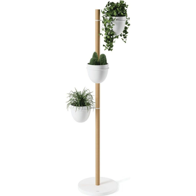 Umbra Floristand Planter | White/Natural