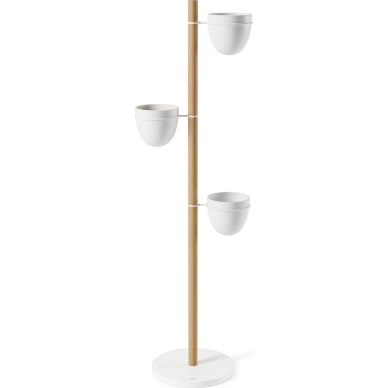 Umbra Floristand Planter | White/Natural