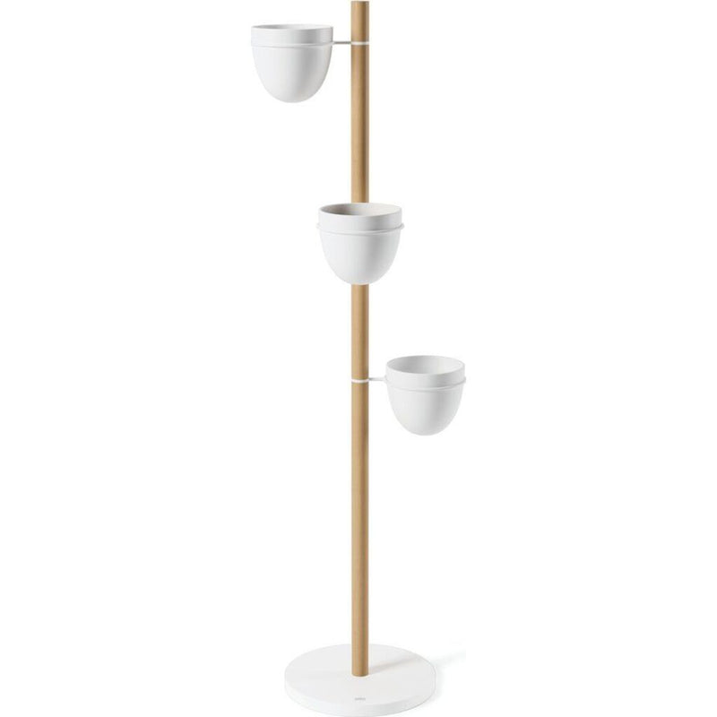 Umbra Floristand Planter | White/Natural