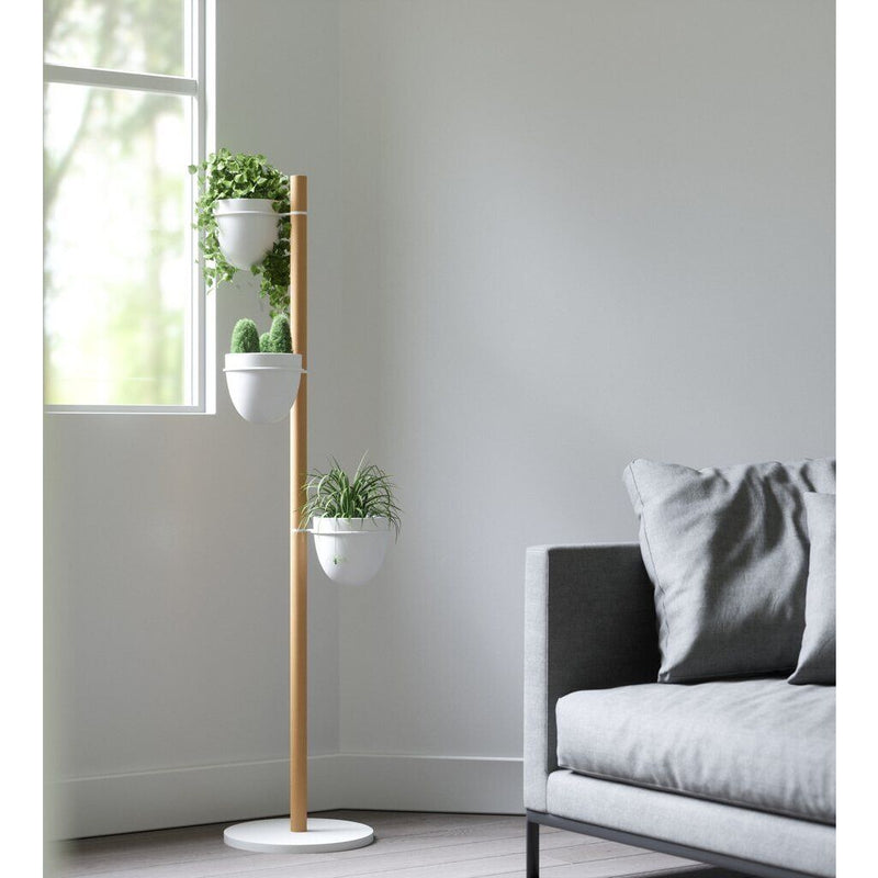 Umbra Floristand Planter | White/Natural
