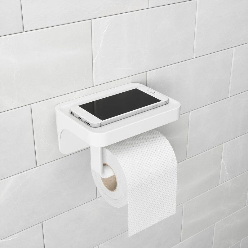 Umbra Flex Surelock Toilet Paper Holder | White