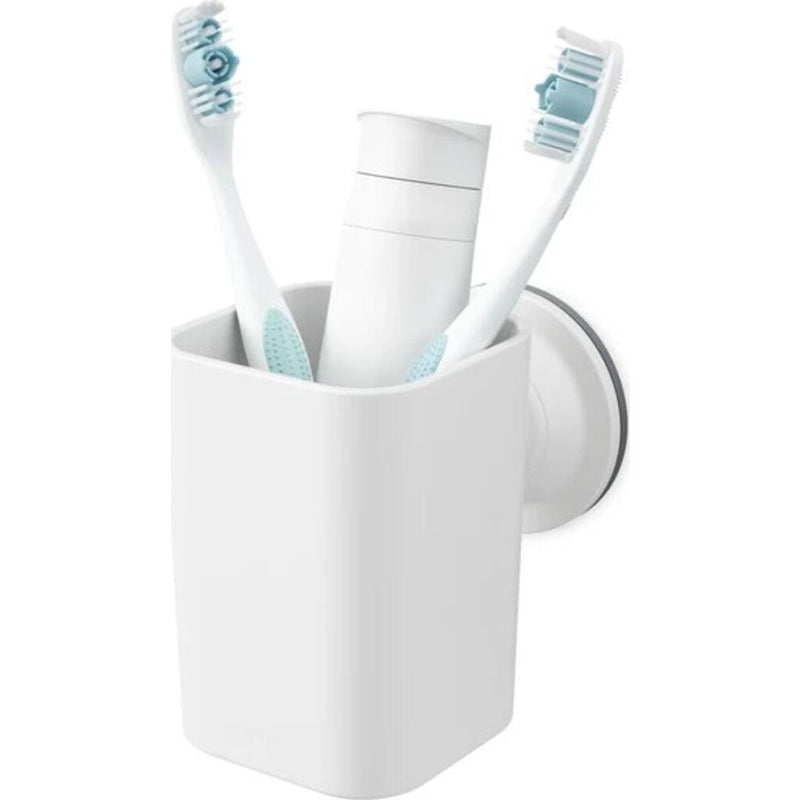 Umbra Flex Surelock Toothbrush Holder | White