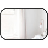 Umbra Hub Rectangle Mirror | Black