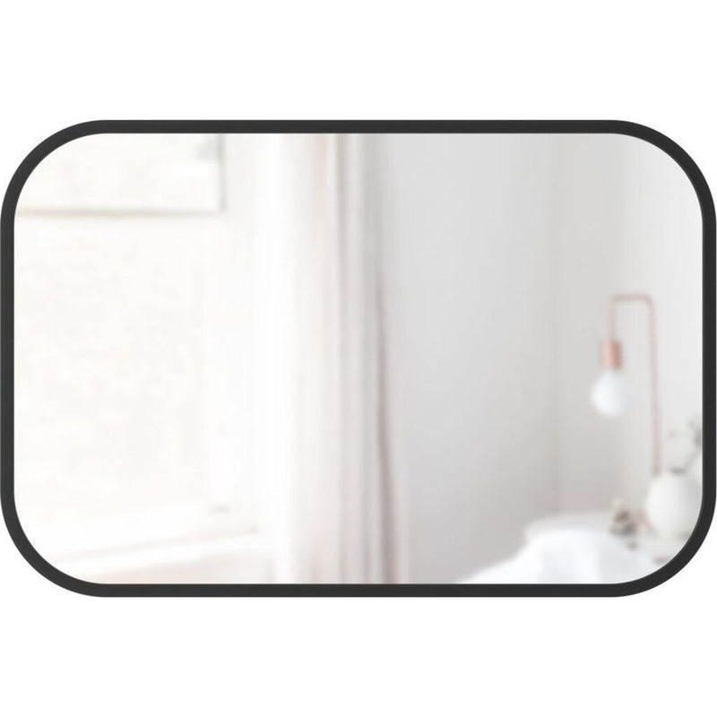 Umbra Hub Rectangle Mirror Black Sportique