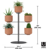 Umbra Terrapotta Planter | Titanium