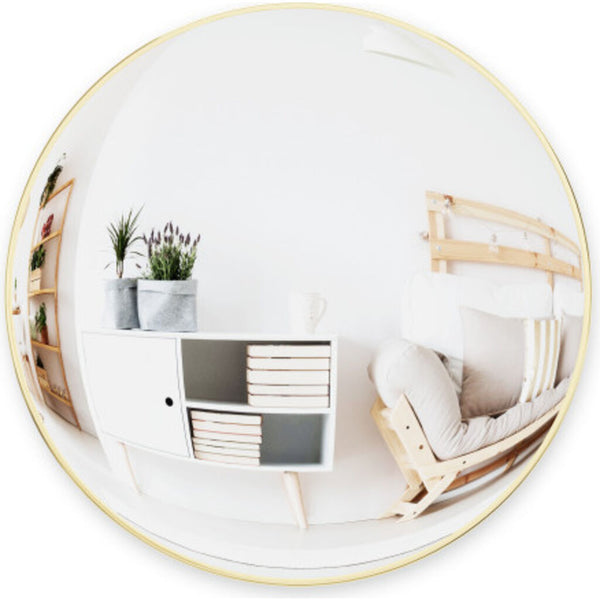 Umbra Convexa Mirror 23" | Brass