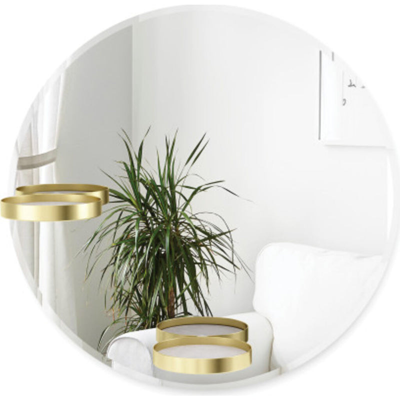 Umbra Perch Mirror | Brass