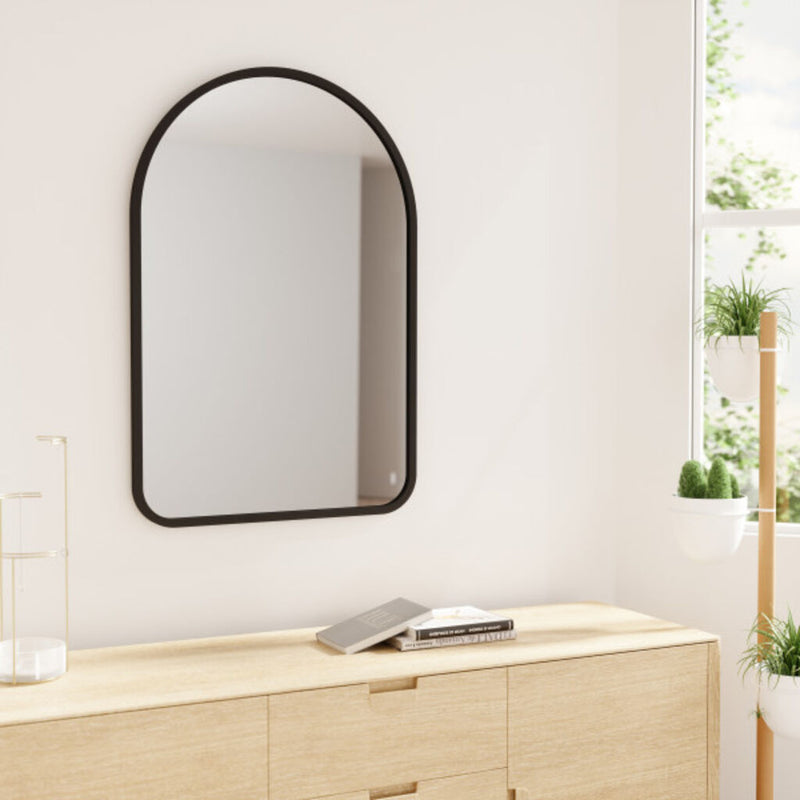 Umbra Hub Arched Mirror | Black