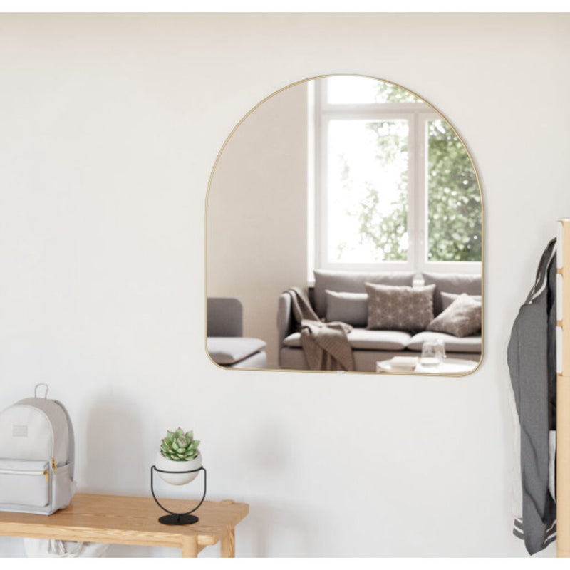 Umbra Hubba Arched Mirror | Brass