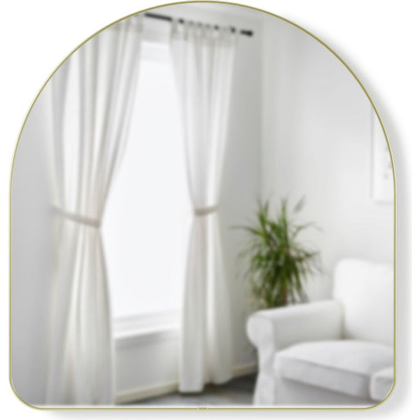 Umbra Hubba Arched Mirror | Brass