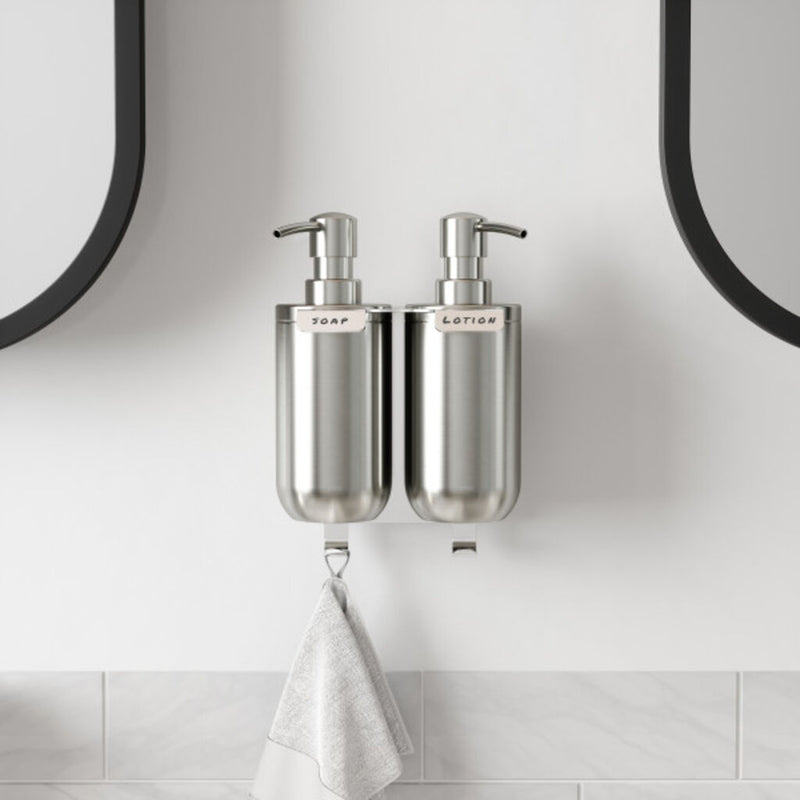 Umbra Junip Stainless Steel Wall Mount | Set of 2