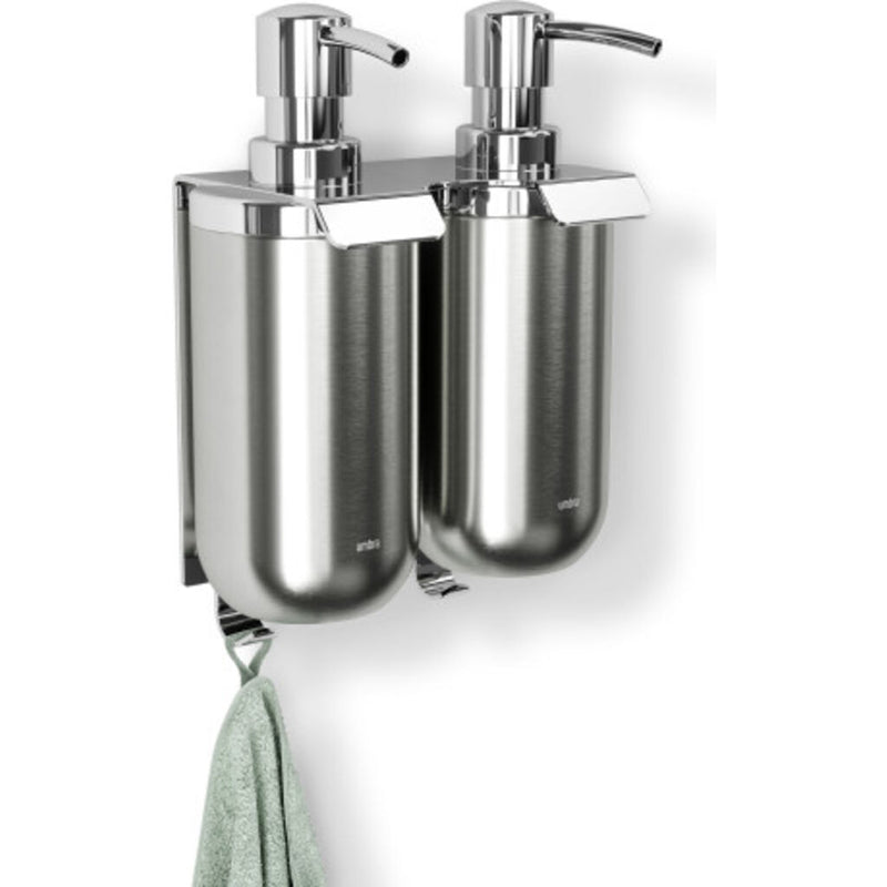 Umbra Junip Stainless Steel Wall Mount | Set of 2