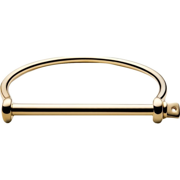 Miansai Thin Screw Cuff Bracelet | Polished Gold Plated