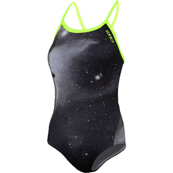 Zone3 Women's Cosmic Bound Back Swim Costume