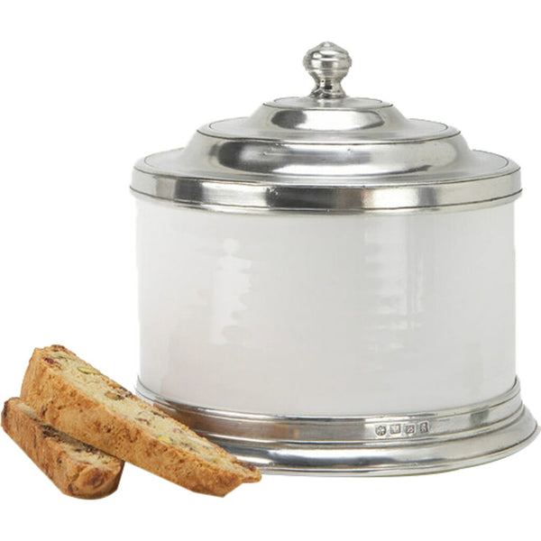 Match Convivio Cookie Jar | White