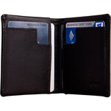 Kiko Leather Slim Bi-Fold Wallet | Black 102blk