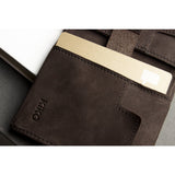 Kiko Leather Slim Bi-Fold Wallet | Brown 102brwn