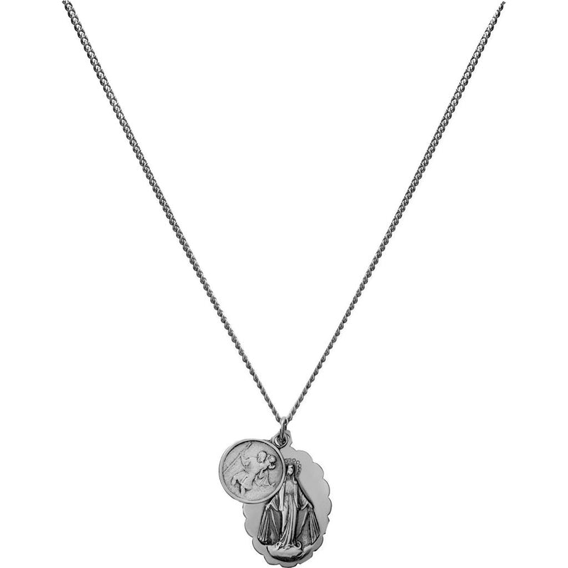 Miansai Mini Saints Necklace | Polished Sterling Silver