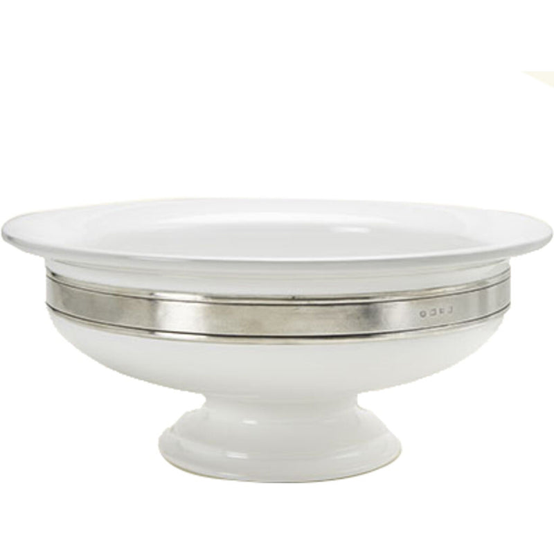 Match Convivio Round Centerpiece | White