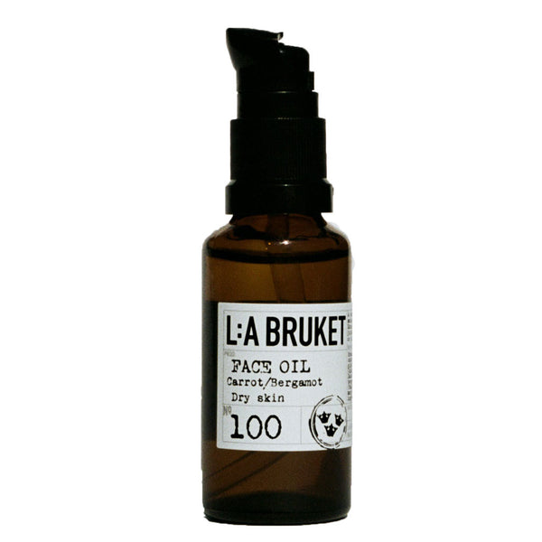 L:A Bruket No 100 Face Oil 30 ml | Carrot/Bergamot
