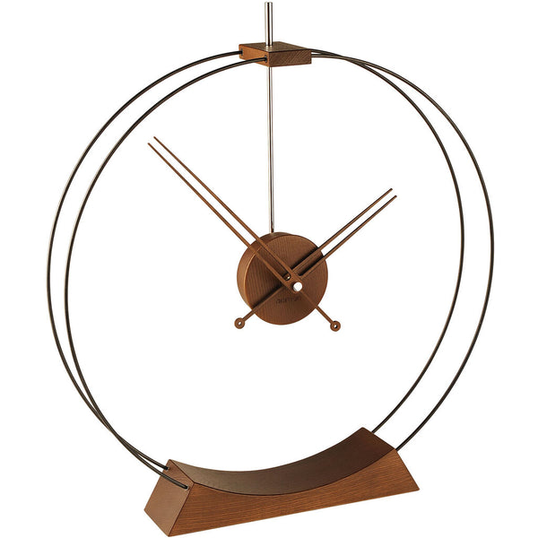Nomon Aire Table Clock | Fiberglass/Ash Wood/Chromed Brass
