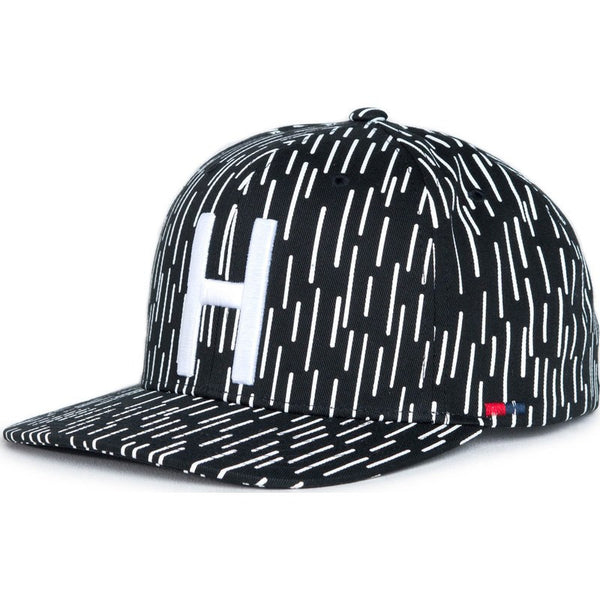 Herschel Toby Cotton Hat | Black/White Rain Drop Camo 1041-0103-OS