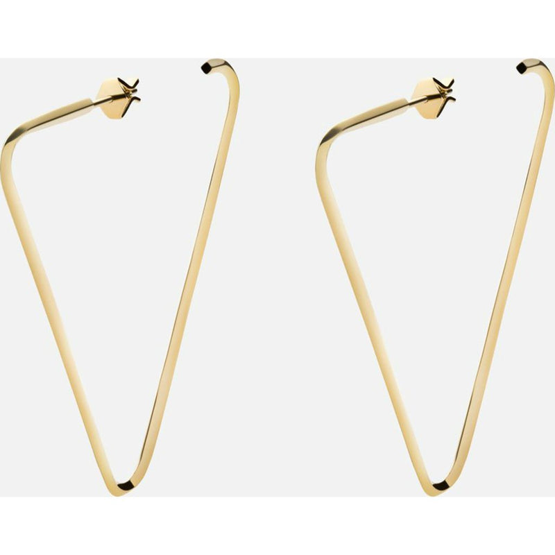 Miansai Eden Gold Vermeil Earrings | Polished Gold- 105-0123