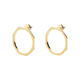 Miansai Ponti Earrings | Polished Gold Vermeil