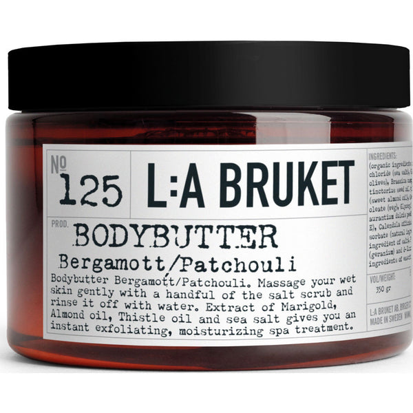 L:A Bruket No 125 Body Butter | Bergamot/Patchouli- 10519