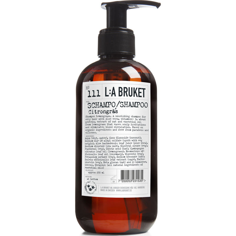 L:A Bruket No 111 Shampoo | Lemongrass- 10535