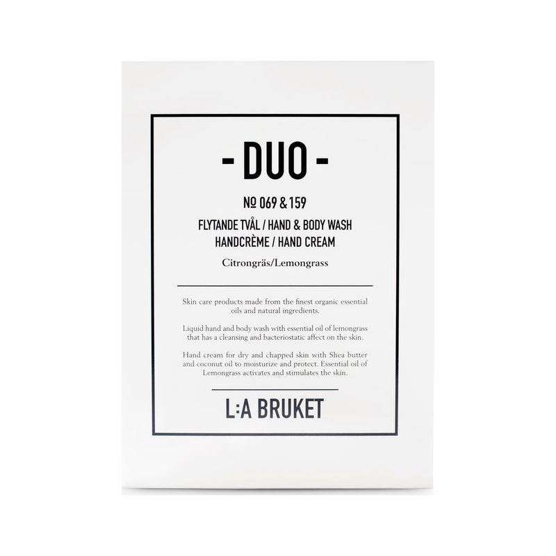 L:A Bruket No. 116 Liquid Soap and Hand Cream Kit | Lemongrass 10662